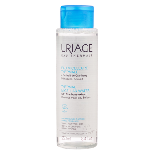 Uriage Thermal Micellar Water мицеллярная вода очищающая для сухой и нормальной кожи с экстрактом Клюквы 250 мл 1 шт