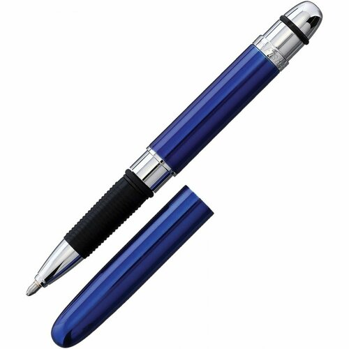 Космическая шариковая ручка с упором для письма Fisher Space Pen Bullet (Lacquered Blue)