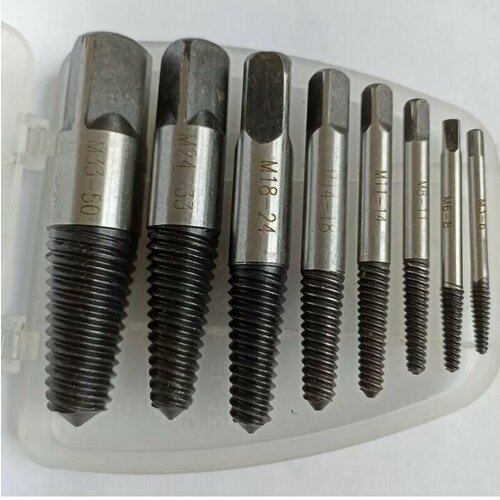 Набор экстракторов для болтов M3-M50 8 предметов 00902040 GSR (Германия)