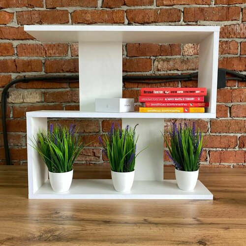 Полка настенная для книг 60х42 см