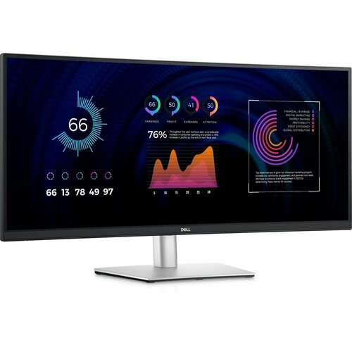 Монитор Dell 3414 P3424WE серебристыйчерный IPS LED 8ms 219 HDMI матовая HAS Piv 300cd 178гр178гр 3440x1440 60Hz DP WQ USB 1017кг 9517400₽
