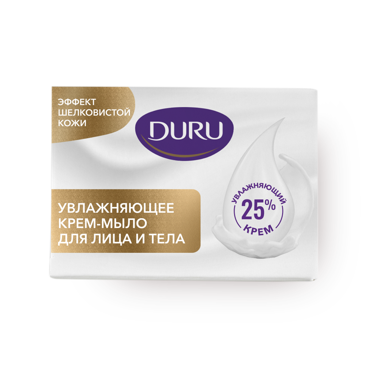 Туалетное крем-мыло Duru увлажняющее, для лица и тела, 90 гр
