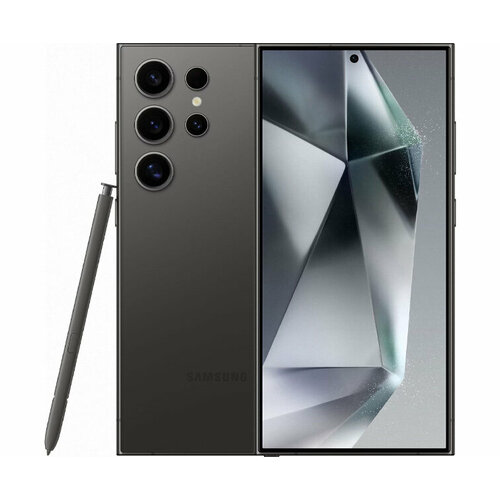 Смартфон Samsung Galaxy S24 Ultra 12512 ГБ Dual nano SIM eSIM Titanium Black 119990₽