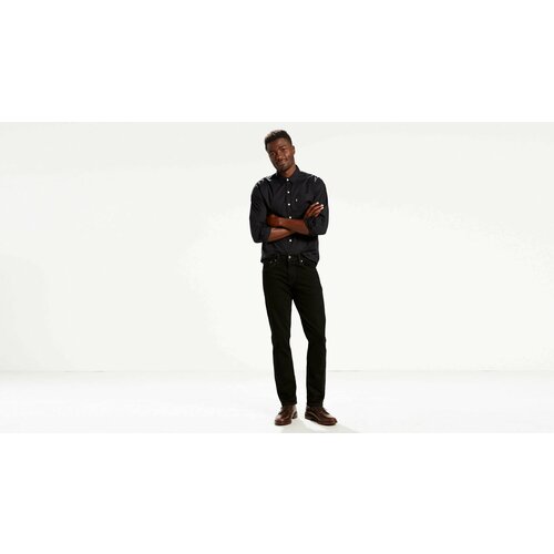 фото Джинсы зауженные levi's 511 original slim, размер w32/l32, черный