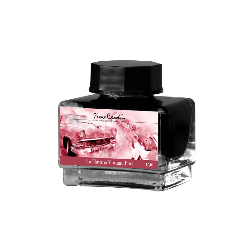Флакон чернил Pierre Cardin 15мл, серия CITY FANTASY цвет La Havana Vintage Pink (Розовая Гавана)