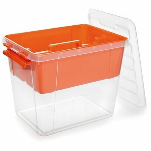 Ящик д/хранения Профи 25л 41х295х312см с вкладышем пластик