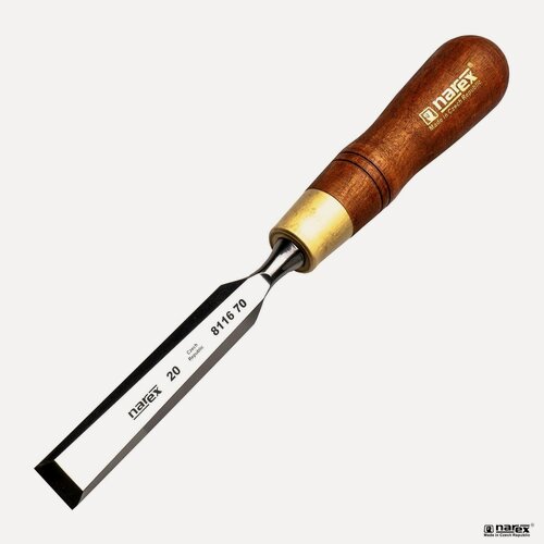 Изображение товара Стамеска 20 мм плоская с деревянной ручкой WOOD LINE PLUS Narex 811670