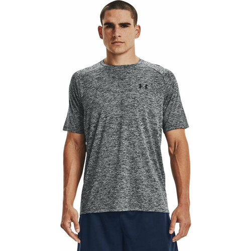 фото Футболка under armour tech 2.0, размер xl, черный/серый/белый