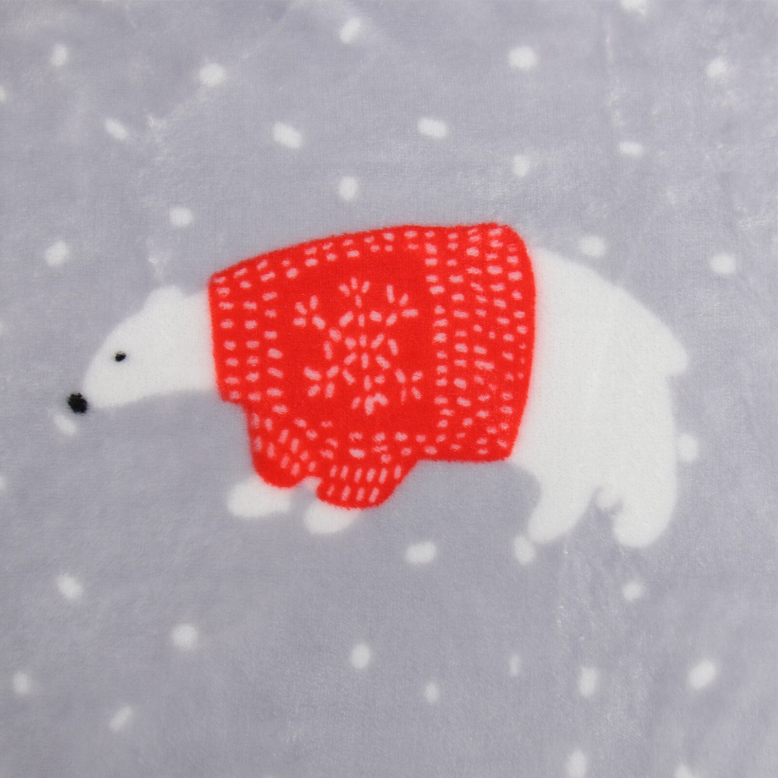 Плед LoveLife "Северные мишки" 150*200 см,100% п/э, велсофт 280 гр/м2 — фото 1