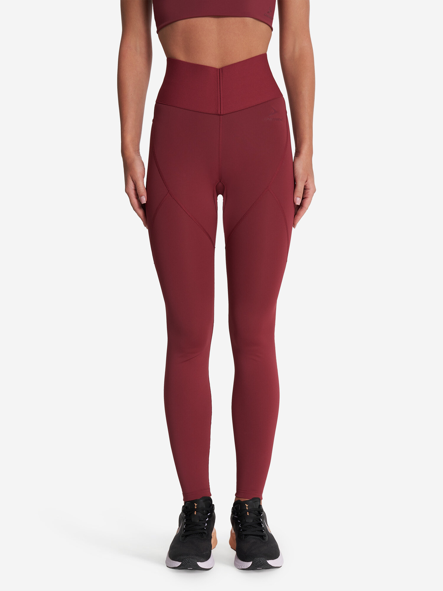Легинсы спортивные Demix W D Fitness GYM Sculpt Leggings, размер 46, винный — фото 1