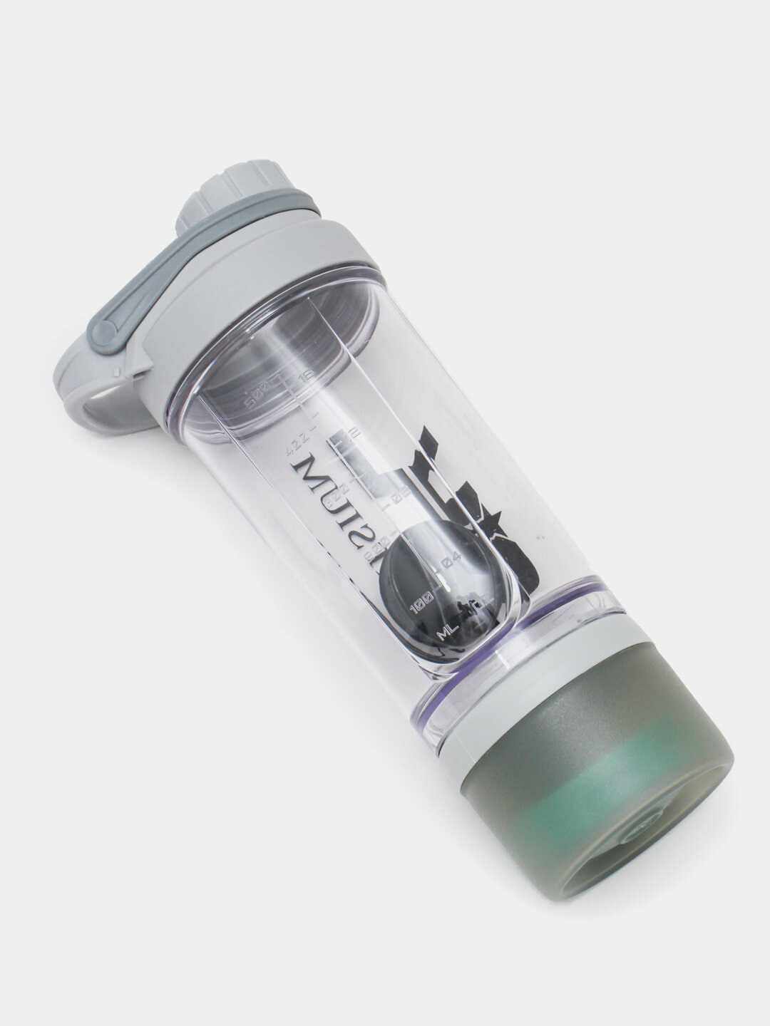 Шейкер General Fitness, для протеина, герметичный, мерная шкала — фото 1