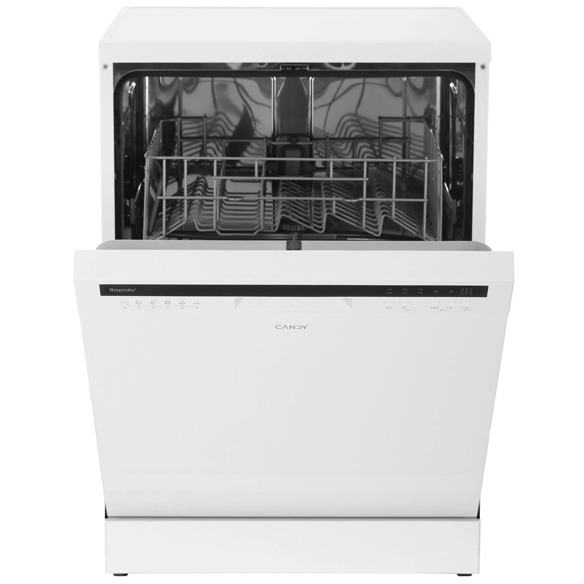 Посудомоечная машина CANDY Rapido CF 4A7E0W-08, 8 программ, защита от протечек