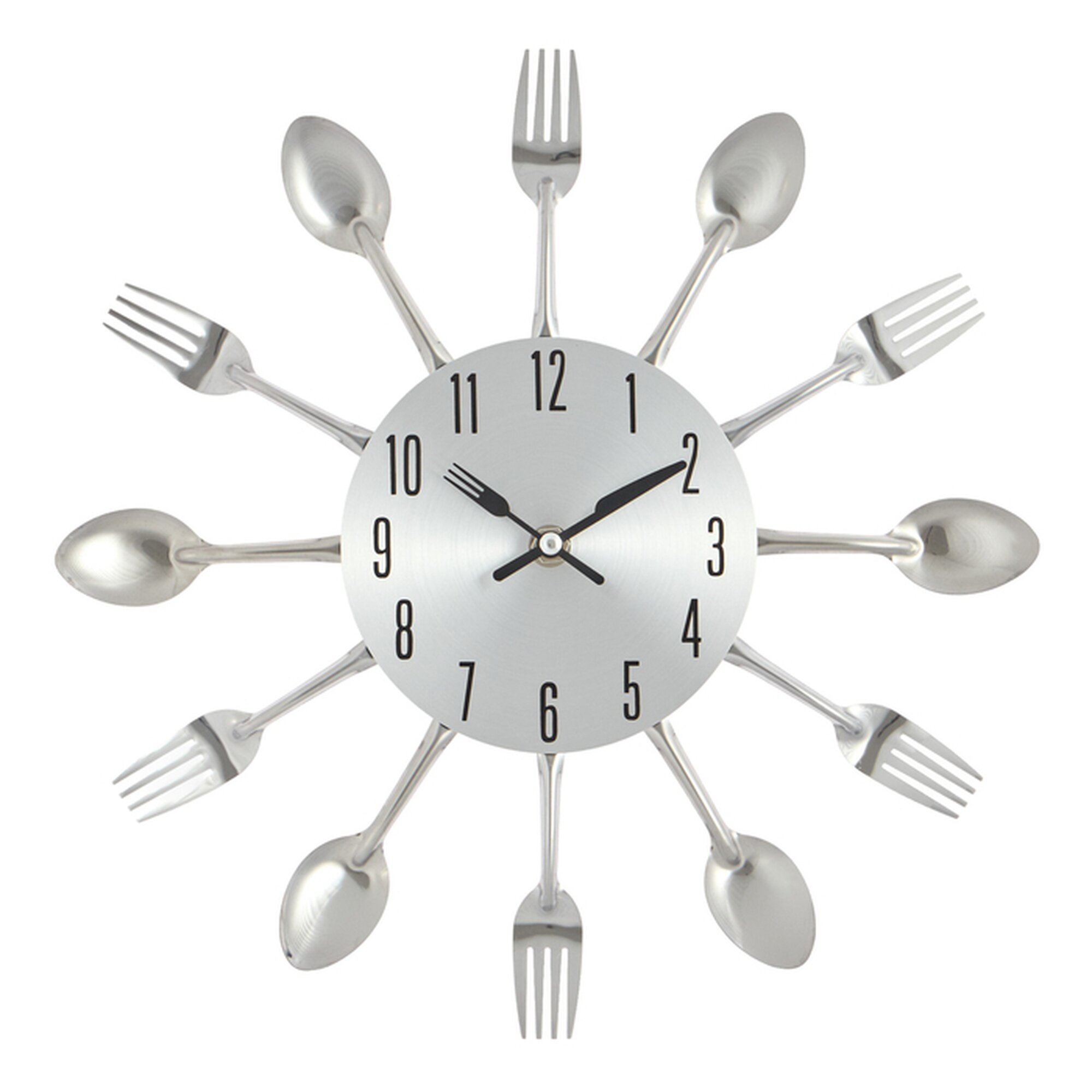 Часы настенные, серия: Кухня, "Столовые приборы", дискретный ход, d-31 см, циферблат 13.5 см — фото 1