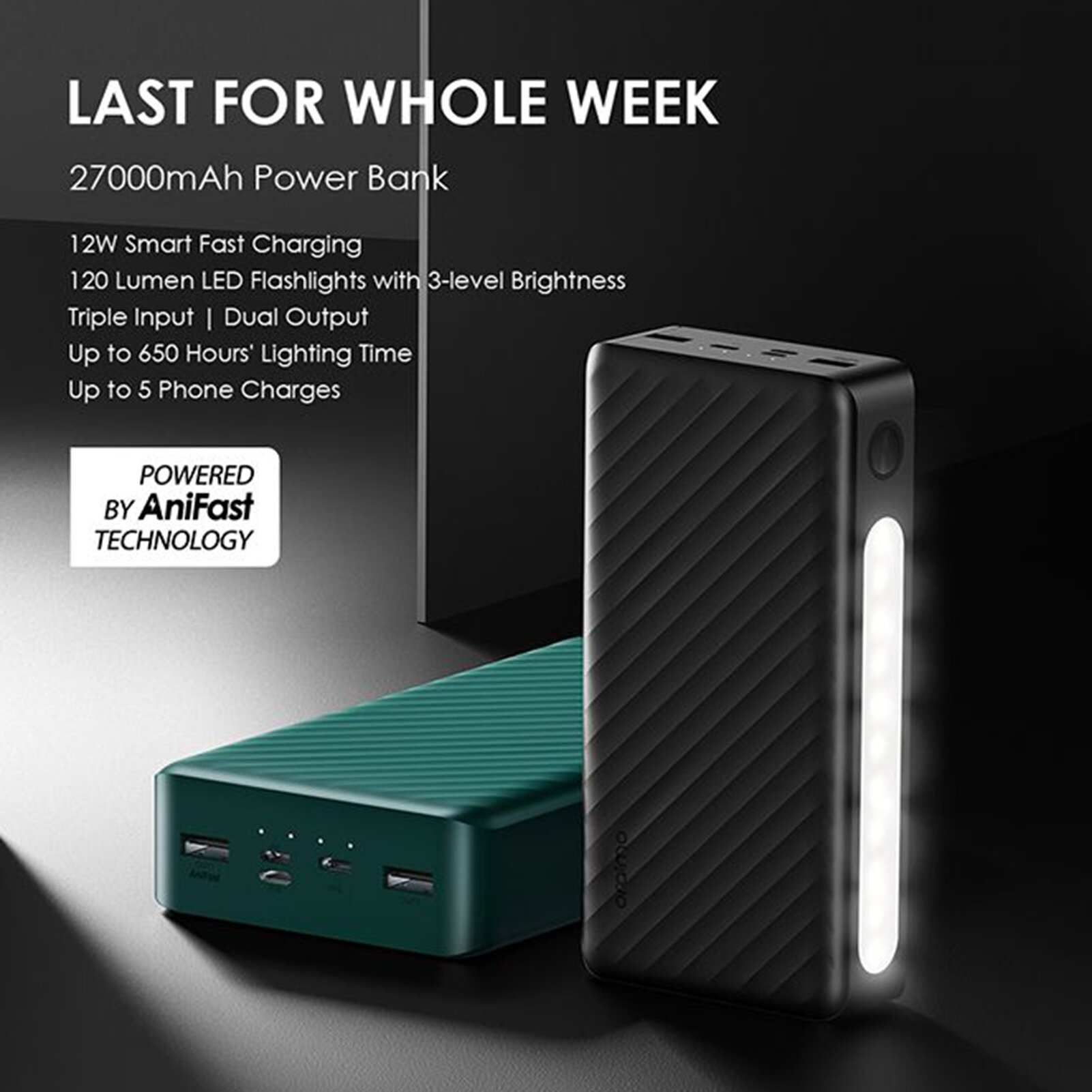Power bank Oraimo OPB-P272DN зеленый