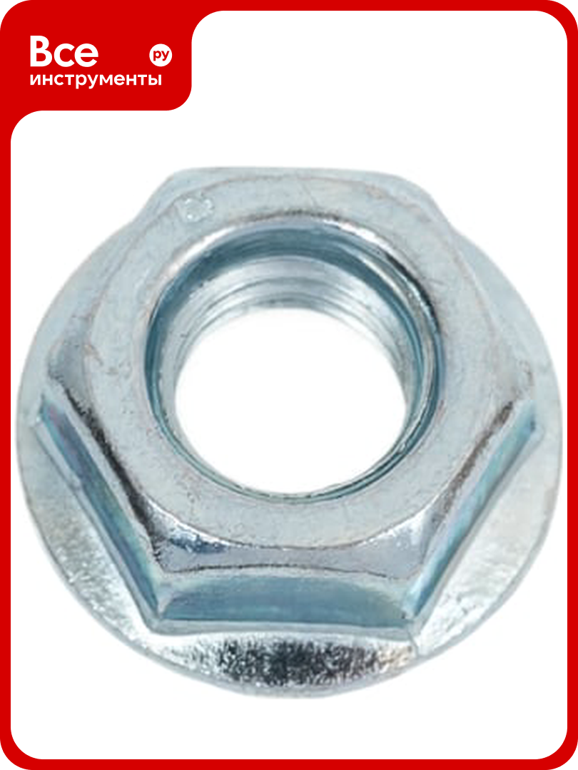 Гайка Доброга с фланцем М8 цинк DIN 6923 50 шт ТД-00003017