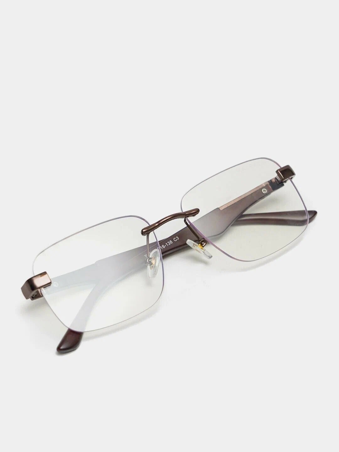 Солнцезащитные очки , коричневый — фото 1