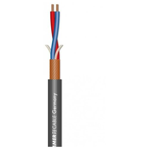 Кабель микрофонный в нарезку Sommer Cable 200-0006 Stage 22 Highflex Grey, 1 м