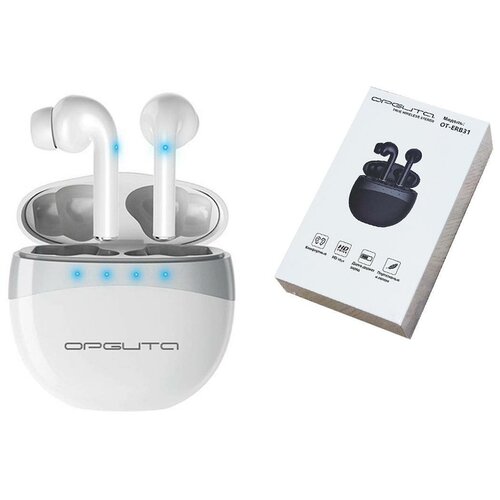 Bluetooth наушники-гарнитура Орбита OT-ERB31 Белые bluetooth 171000₽