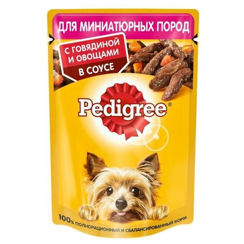 Pedigree Влажный корм для взрослых собак миниатюрных пород (46 штук)