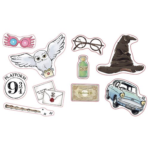 Наклейки Harry Potter - Stickers - 16x11cm/ 2 Planches - Magical Objects X5 ABYDCO794