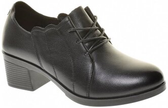 Туфли Baden женские демисезонные, размер 40, цвет черный, артикул EH024-010