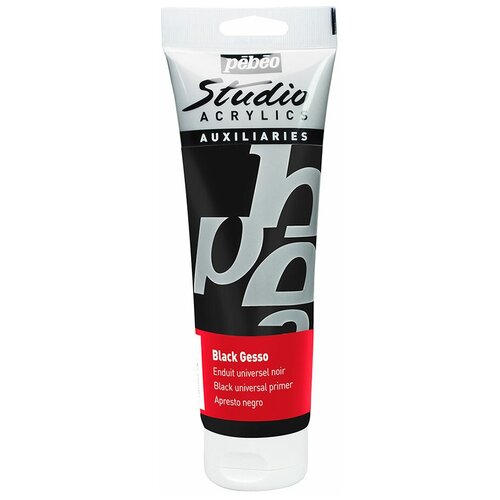 PEBEO Грунт акриловый черный Gesso Studio 250 мл 524111 2629₽