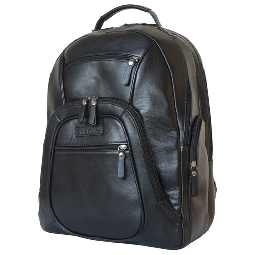 фото Кожаный рюкзак carlo gattini gerardo black (арт. 3045-01)