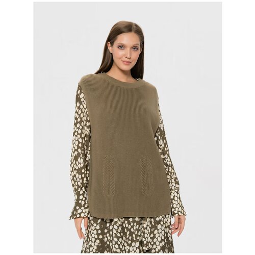 фото Жилет женский, gerry weber, 771001-35701-50919, зеленый, размер - 46