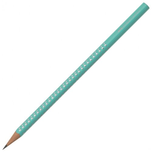 Faber-Castell Чернографитный карандаш Sparkle, бирюзовый sela