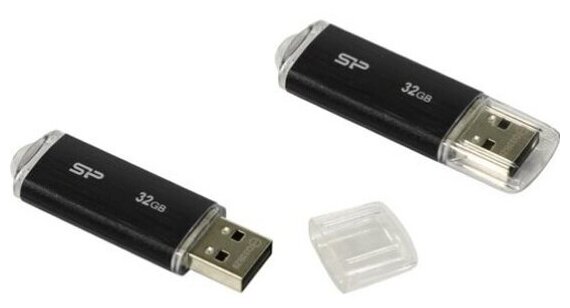 USB флешка Silicon Power 32Gb Ultima U02 black USB 2.0