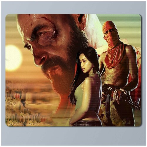 Коврик для мыши 25x30см с принтом игры Max Payne 3 - 272