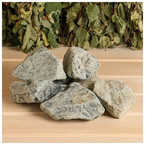 Камень для бани Sima-land Габбро-диабаз обвалованный, коробка 20 кг, мытый (2496149)удалить ПО задаче камень для бани и сауны огненный камень габбро диабаз 20 кг