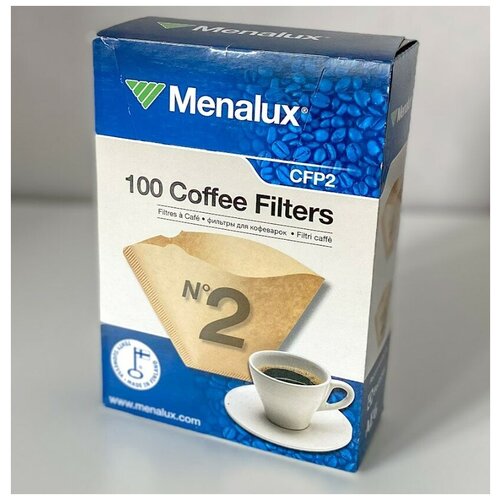 Фильтры для кофеварки Menalux CFP 2 для заваривания кофе пакеты в кофемашинах капельных бумажные одноразовые как ситечко