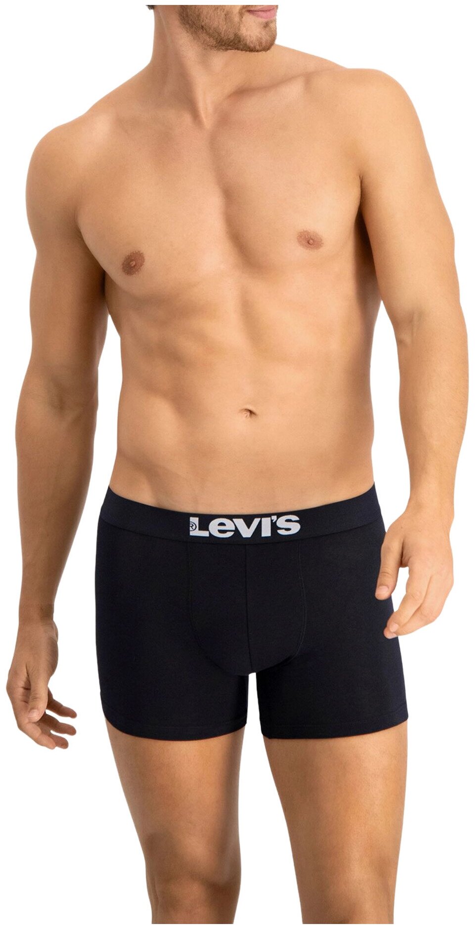 Трусы Levi's, комплект из 2 шт., размер S, черный — фото 1