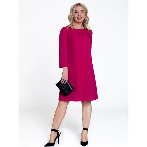 фото Платье with street, размер 54, фуксия
