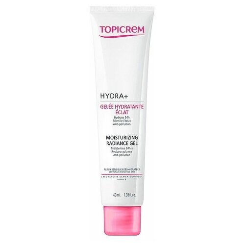 фото Гель topicrem hydra+ radiance gel, 40 мл
