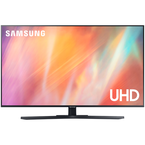 50 Телевизор Samsung UE50AU7570U 2021 VA RU, titan gray 70 телевизор samsung ue70tu7090u 2020 crystal uhd ru titan gray