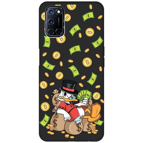 Матовый чехол Rich Scrooge для Oppo A52 / A72 / Оппо А52 / А72 с 3D эффектом черный матовый чехол volleyball для oppo a52 a72 оппо а52 а72 с эффектом блика черный