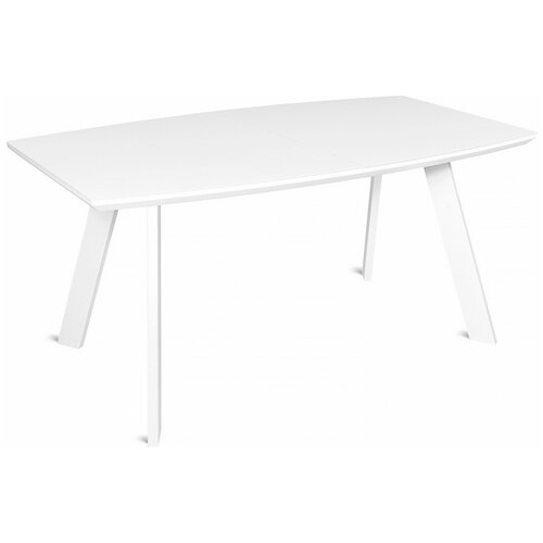 Раздвижной обеденный стол SWAN.WHITE белый