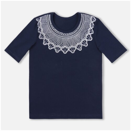 фото 488752377 футболка "школа 2022" котмаркот для девочек, цвет черный, размер 116-122 kotmarkot