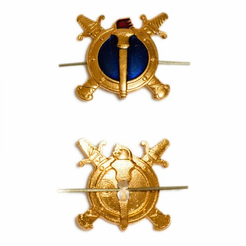 Эмблема Юстиции, следствия (факел, синяя эмаль)