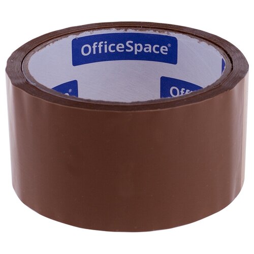 Клейкая лента упаковочная OfficeSpace, 48мм*40м, 38мкм, темная, ШК, 5 штук