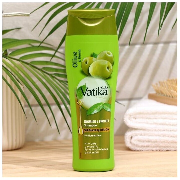 Шампунь для волос VATIKA Naturals Nourish & Protect, питание и защита, 200 мл