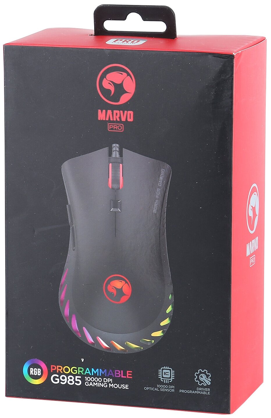 Мышь Marvo игровая проводная G985 с подсветкой RGB
