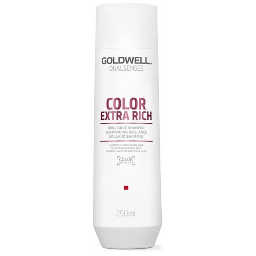 Goldwell Dualsenses Color Extra Rich Brilliance Shampoo - Шампунь для жестких окрашенных волос 250мл шампунь для волос goldwell шампунь для окрашенных волос питательный dualsenses color extra rich brilliance shampoo