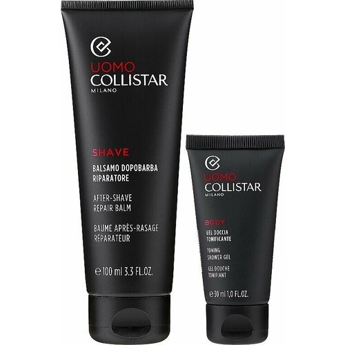 Collistar - after-shave repair balm +toning shower gel бальзам после бритья + гель для душа 100мл+ 30 мл