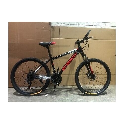 Велосипед Energy 26 дюймов 21 скорость Shimano красный 1799000₽