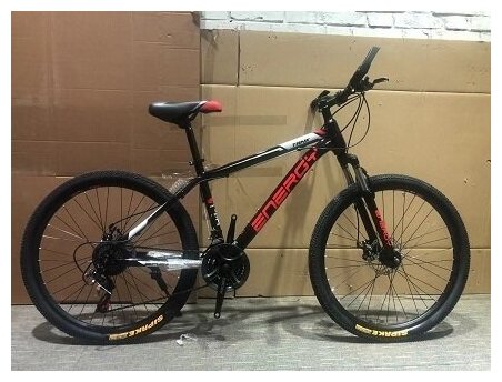 Велосипед Energy, 26 дюймов, 21 скорость (Shimano), красный