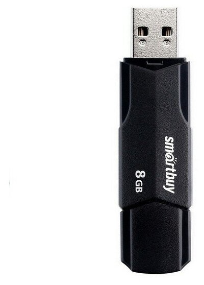 Накопитель USB 31 8Гб Smartbuy Clue (SB8GBCLU-K3) черный