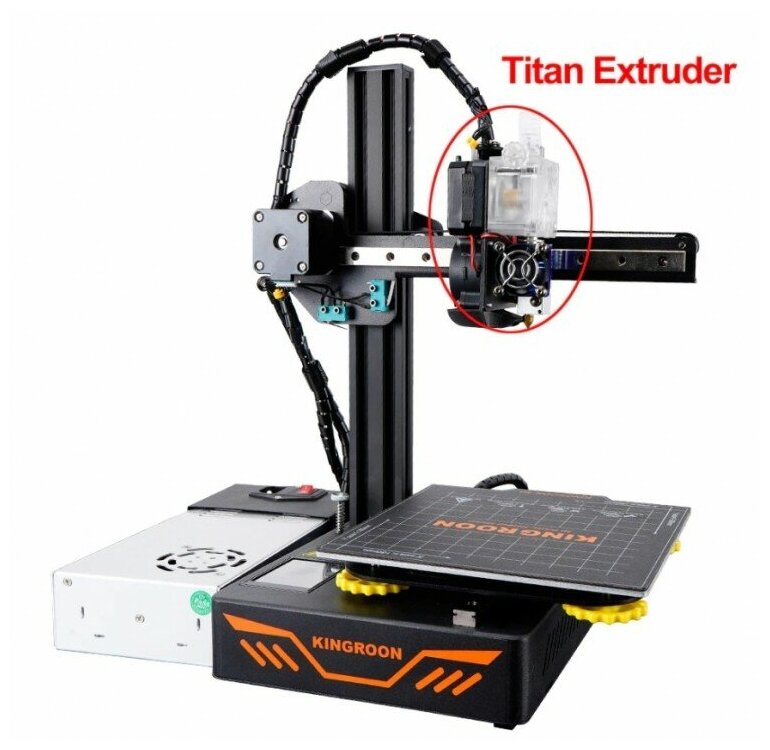 3D Принтер Kingroon KP3S и 3 сопла.